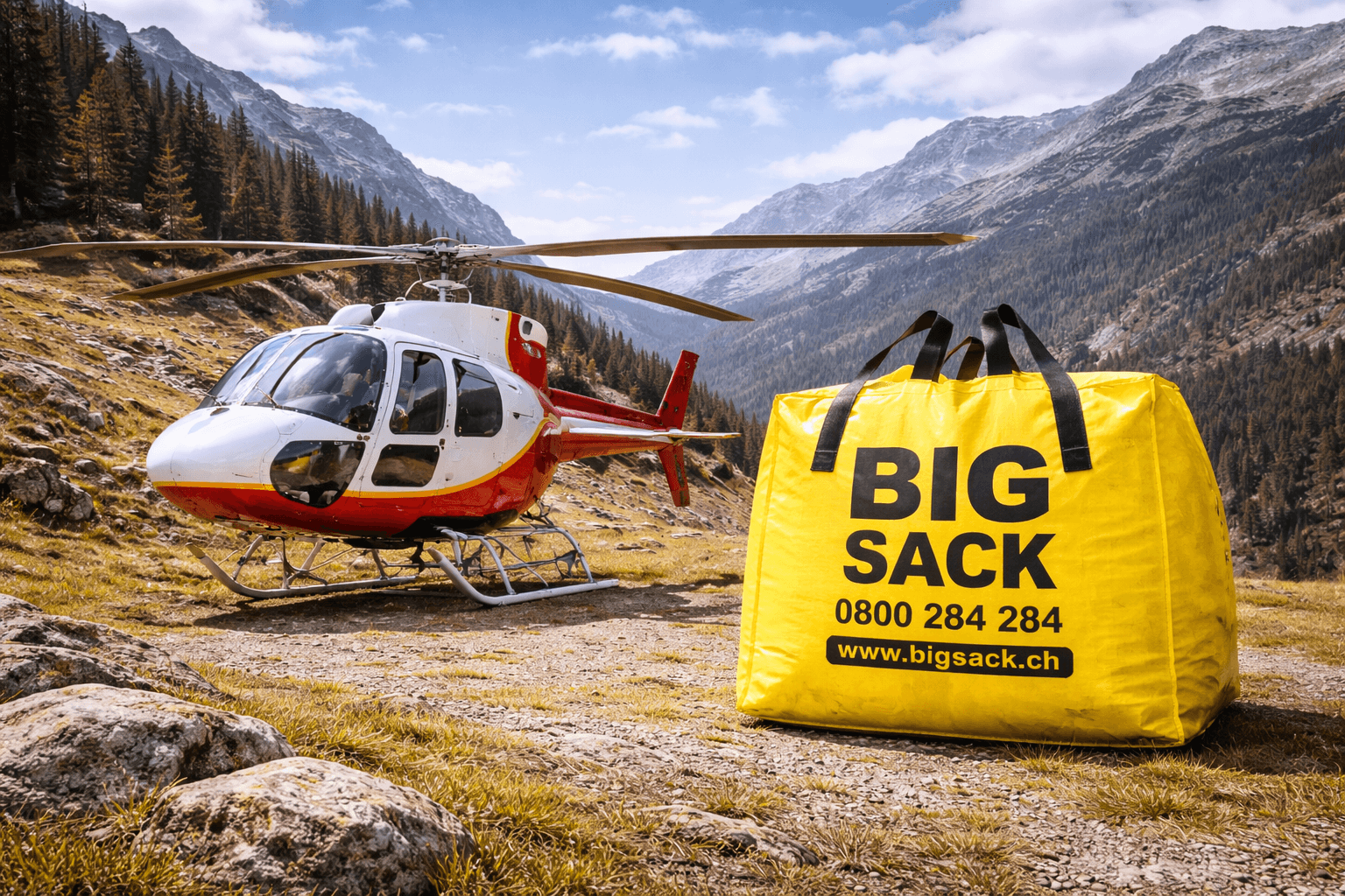 Big Sack Airlines Helicoptere