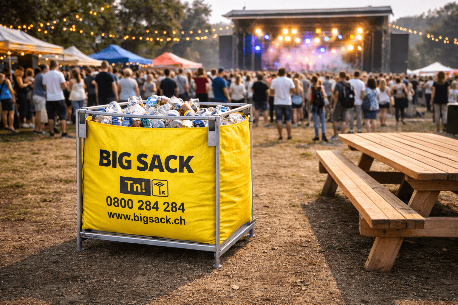 Waste management for events